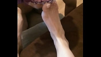Husband Licks Clean His Wife' Tired Feet After A Long Day