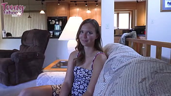 Couch-surfing Blonde Stella Sedona Got Creampied By Mr. Brogan!