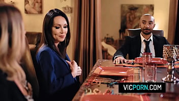 Perv Boss Fucks His Busty Co-worker In Front Of His Wife - Rayveness, Candice Dare