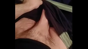 Whipping Hard Cock Out Of Pajamas