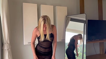 Kitty In Black Sexy Sheer Dress