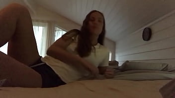 Shy Babe Enjoying Herself On Webcam