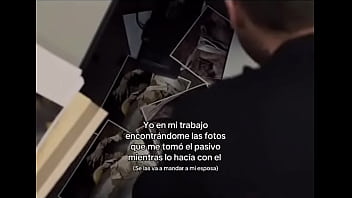 Yo En Mi Trabajo Encontrándome Las Fotos Que Me Mandó El Pasivo