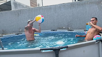 Fucked A Friend' Lustful Wife After A Pool Party. Cumshot Full Of Pussy Cum