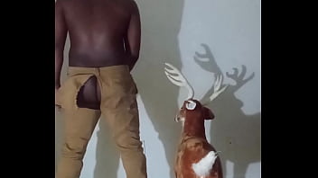 More Creamy Caramel Colored And My Last Time Wearing These Pants Because It Ripped While Cuming