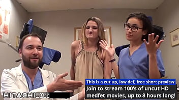 Freshman Gets Mandatory Hitachi Orgasm From Doctor-tampa - Alexandria Riley