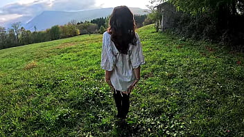 I Walk And Strip Naked In The Middle Of Nature And The Neighbors See Me!