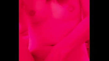 Asian Watching Fat Geek Clocks Online While Touching Herself