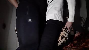 We Rub Our Pussies Hard On The Pillow And Cum At The Same Time