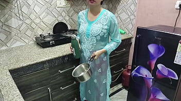 Desi Indian Big Boobs Step Mom Teaches Her Stepson How To Fuck In Kitchen ( Hindi Audio )