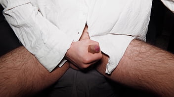 Young Handsome Man Watches Porn And Masturbates At Night