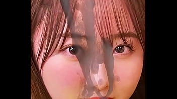 どろっどろのマシンガン精子計十発を望結の顔マンコに顔射　本田望結　ぶっかけ