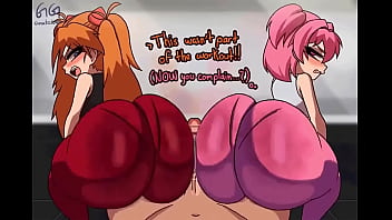 Meninas De Anime Compartilhando Um Pau