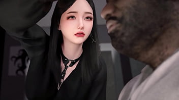 3d Super Cute Asian Barber Teasing The Big Cock To Fuck Her Wet Pusy