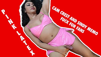 Pink Latex: Sindy Memo And Cam Crest Fuck For Fans