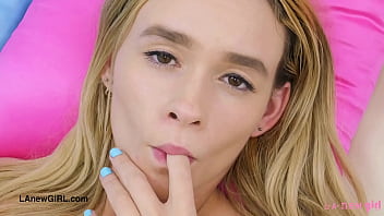 Radiant Teen Blonde Unveils Her Stunning Body