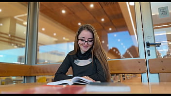 The Library Girl Flirt With Me And Wants My Dick So Bad