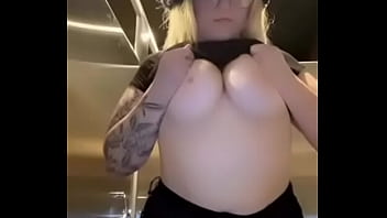 Quick Boobs Flash At The Bar For You