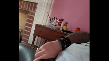 Leather Guy Sucks Big Cock