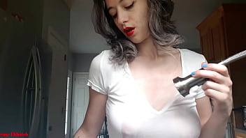 Sage Eldritch Wetting Her Shirt _ Soaping Up Her Boobs