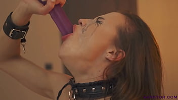 Sanktor - Submissive Slut Extreme Deepthroat With Long Dildo