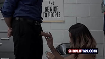 Teen Shoplifter Callie Jacobs Fucked In The Backroom For Wearing Stolen Lingerie