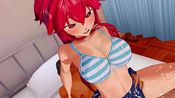 Ruivinha Peituda Gostosa De Anime Hentai Fazendo Um Reverse Cowgirl Bem Gostoso