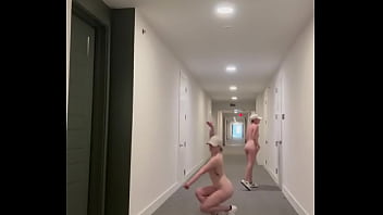 Walking Around My Apartment Complex Building Hallway