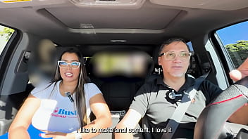 Boomsarr Latina With Huge Tits And Ass Submits To The Fucking Machine Inside The Car - Juan Bustos Road