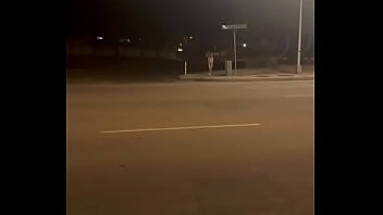 Crossing The Street Fully Naked Dancing And Twerking As Cars Drive By