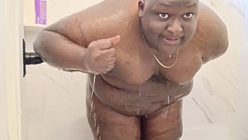 Shower Time Black Guy