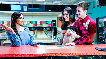 Using My Girlfriend And Her Stepmom During Our Bowling Play - Cncmilf