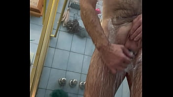 Genital Shaving In The Shower