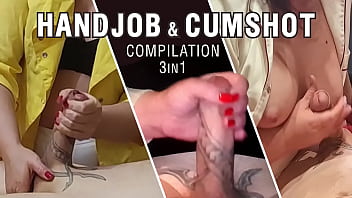 Handjob _ Cumshot. Compilation. Close-up. Home Video.