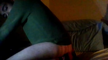 Cute Bear Butt Sits On A Toy And Rides It - Great View