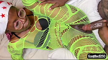 Fucked Her Petite Pussy To Celebrate Christmas Day