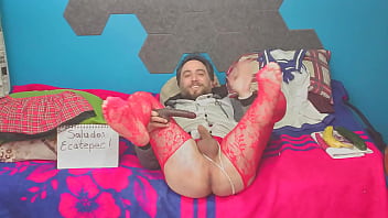 Probando La Camara Con Medias De Puta