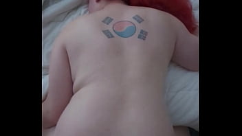 Mtf Asian American Redhead Trans Female Sucks Dick And Takes Anal Creampie