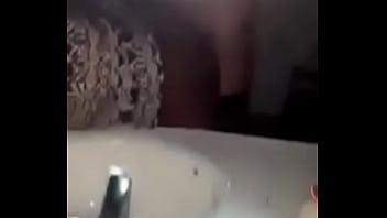 Bent A Busty Ebony Over The Sink