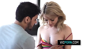 Skinny Blonde Babe Lola Fae Have Sneaky Sex With Her Big Cock Boyfriend