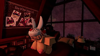 Snow Bunny Gets A Black Christmas