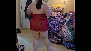 Bbw In Lingerie Striptease
