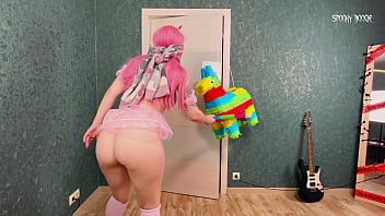 Pervert Girl Zero Two Breaks Pinata, Gets Naked And Talks Dirty To You