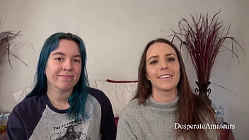 Desperate Amateurs Olivia And Alisha Getting Their Tight Pussies Stretched.