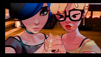 Gótica E Nerd Bunduda Querendo Avaliar Seu Pau Enorme