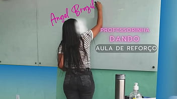 Professorinha Deu Aula De Reforço Para Um Aluno Em Casa, Professora Dando O Cuzinho Para Aluno.
