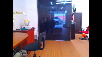 Girl Masturbating At Work