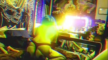 Psychedelic Satanic Sissy Slut, In X-ray, 4-d Psycho-rama Colors!