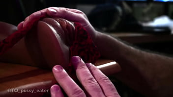 Sex Toy Pussy Licking Demo With Creampie Cleanup