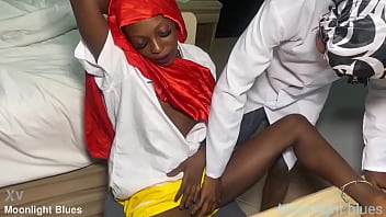 Ebony Petite Student Seduces Teacher A Day Before Christmas Holiday Vacation